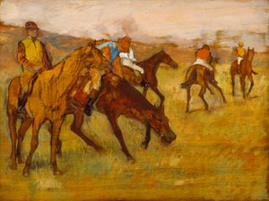 レース前 作： Edgar Degas